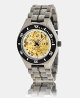 Carbon Gold Watch