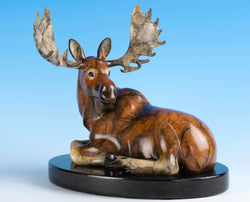 Dapper Dan - Moose Sculpture