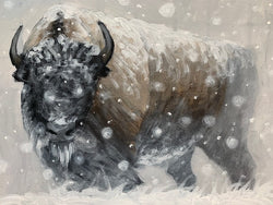 Bison Sketch - Whiteout #1