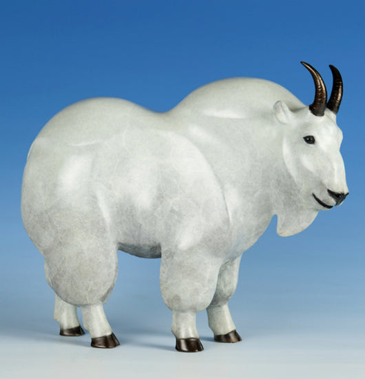 King of the Mountain - Goat Sculpture