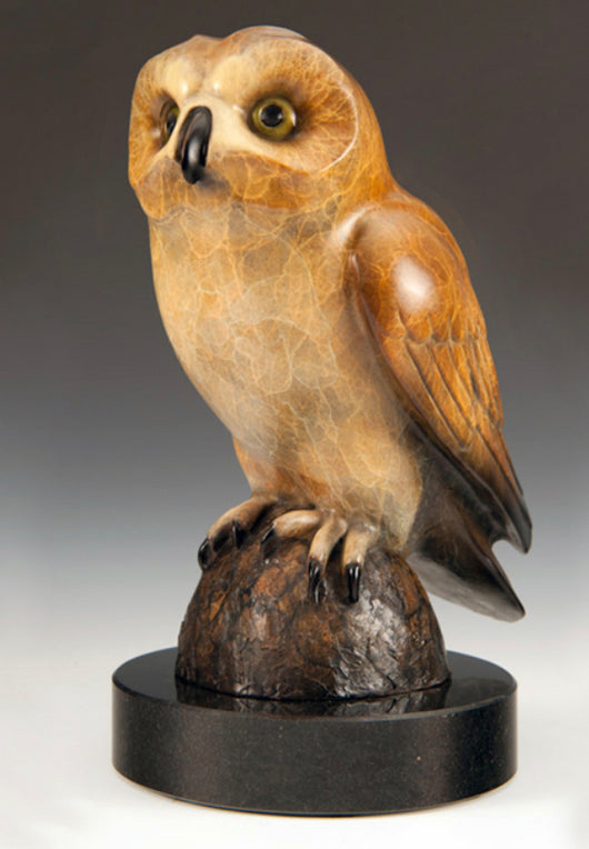 Little Hunter - Short Eared Owl Sculpture