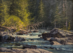 McDonald Creek - Oil on Canvas