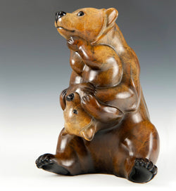 Terrible Two's - Grizzly Sculpture