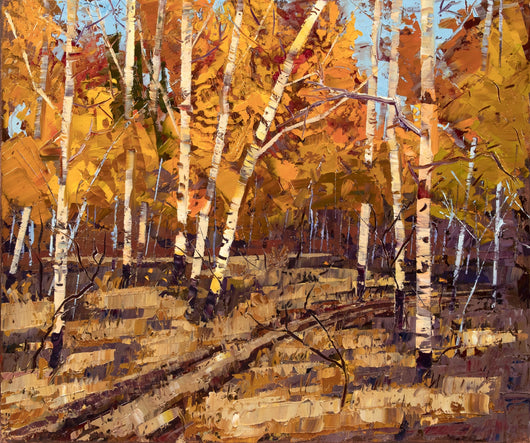Fall Forest II - Oil on Canvas