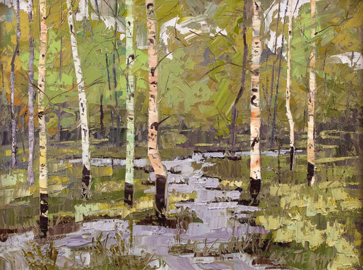 Spring Creek - Oil on Canvas