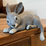 Small Gray Bunny - Bronze