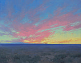 Sageland Sunset - Oil on Panel