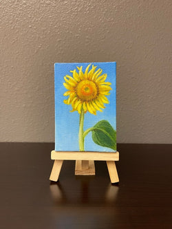 Sunflower - Mini - Oil on Canvas