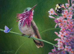 Waiting in Line - Limited Edition Canvas Giclee Print