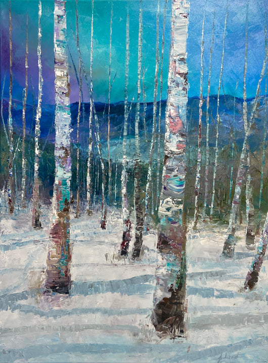 Winter Green - Oil on Canvas