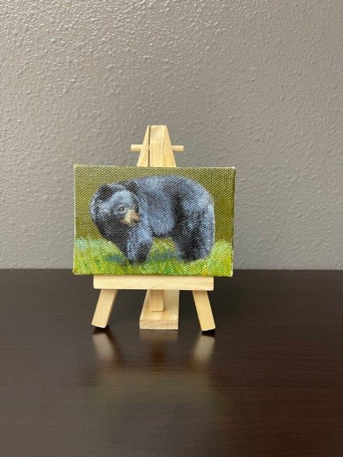 Bear - Mini - Oil on Canvas