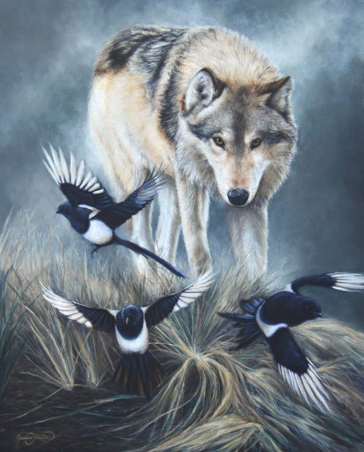Three for Alpha-She - Limited Edition Canvas Giclee Print