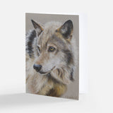 Portrait of a Wolf Notecard