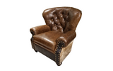 Vaquero Curved Back Chair & Ottoman